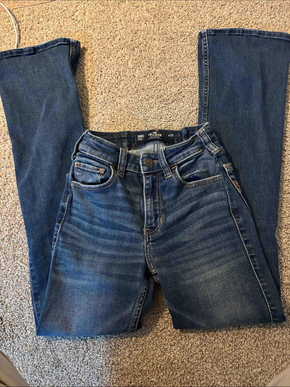 Hollister 000 Mid-Rise Bootcut Jeans